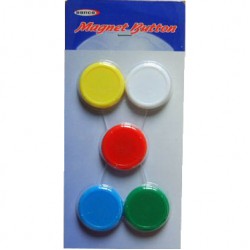 Button Magnets (Medium, Set of 5)