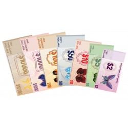 Dollar Notes (Butterfly Series) - Laminated
