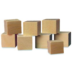 Plain Wooden Cubes