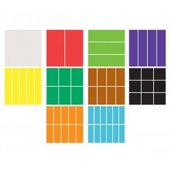 Fraction Squares - Set of 60 pieces